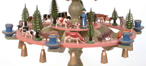 Folk Art Candelabrum by Christian Werner