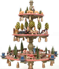 Folk Art Candelabrum by Christian Werner