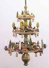 Folk Art Candelabrum by Christian Werner