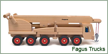 Fagus Wooden Trucks from Germany