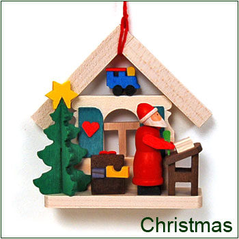 Wooden Christmas Decorations from the Erzgebirge Germany