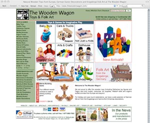 old-woodenwagon Old site design