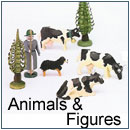 Carved Animals and Figures