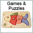 Wooden toys and games